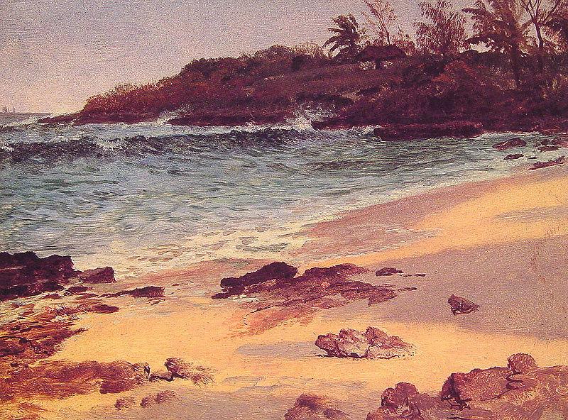 Albert Bierstadt Bahama_Cove oil painting picture